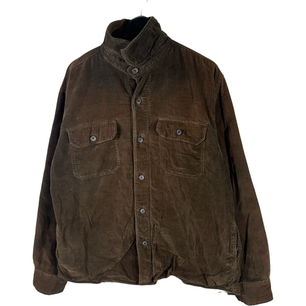Chaps Denim Corduroy Button Down Jacket - image 3